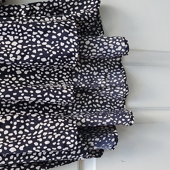 Umgee Cheetah Black Tan Babydoll Tunic Top Blouse Size Large - Picture 7 of 12